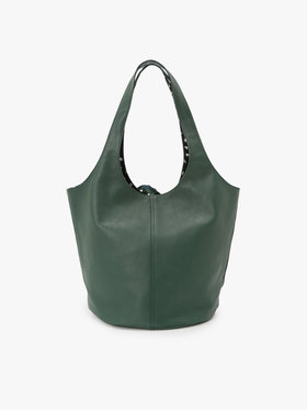 FEMME ウィメンズ ラムレザー トートバッグ ”Stala” グリーン