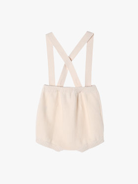 ENFANT ベビー ベビー コットン ニット ブルマ ホワイト