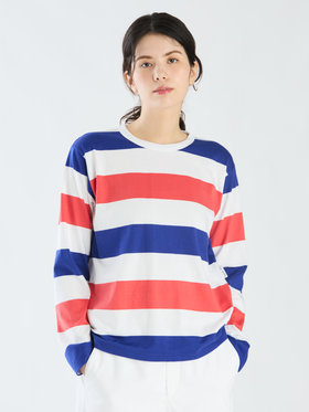 FEMME ウィメンズ 【Outlet】J411 TS NEW COOL Tシャツ ブルー×レッド×ホワイト