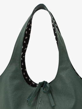 FEMME ウィメンズ ラムレザー トートバッグ ”Stala” グリーン