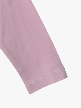 ENFANT ベビー ベビー ロゴ ハート プリント コットン 長袖 Tシャツ ピンク