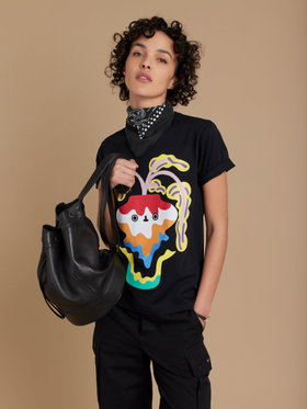 FEMME ウィメンズ 【Outlet】【ユニセックス】SEJ1 TS  アーティスト Tシャツ　 ブラック