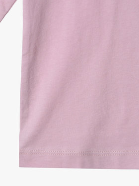 ENFANT ベビー ベビー ロゴ ハート プリント コットン 長袖 Tシャツ ピンク