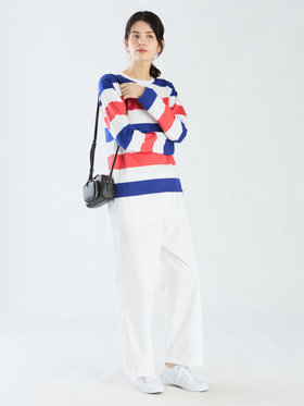 FEMME ウィメンズ 【Outlet】J411 TS NEW COOL Tシャツ ブルー×レッド×ホワイト