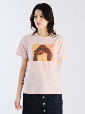 FEMME ウィメンズ 【Outlet】【ユニセックス】SEL3 TS LE MIXTE アーティスト Tシャツ ピンク