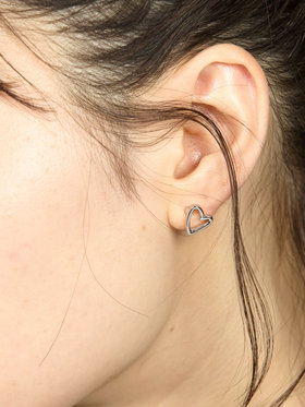 To b. by agnès b. ラインハート ピアス シルバー