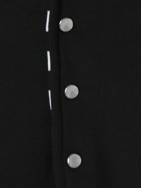 ENFANT ベビー ベビー ”b.b.”ロゴ コットン リバーシブル ポンチョ ブラック