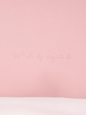 To b. by agnès b. 【Outlet】レザートート ピンク