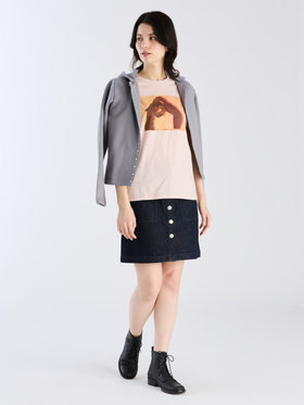FEMME ウィメンズ 【Outlet】【ユニセックス】SEL3 TS LE MIXTE アーティスト Tシャツ ピンク