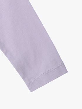 ENFANT ベビー ベビー ロゴ ハート プリント コットン 長袖 Tシャツ パープル系その他