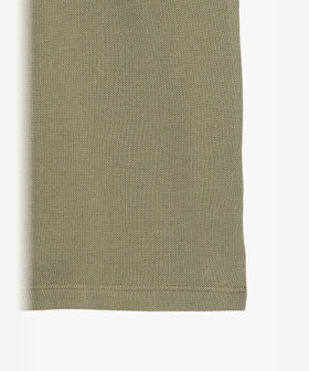 HOMME メンズ メンズ "b."ロゴ 刺繍 コットン 半袖 ポロシャツ "Brazilia" グリーン系その他