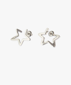 FEMME ウィメンズ スターモチーフ ピアス "Rock Star" シルバー