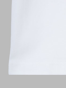 ENFANT ベビー ベビー バックプリント コットン トップス ”bb. avec doudou” ホワイト