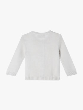 ENFANT ベビー ベビー コットン ニット カーディガン グレー系その他