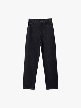 To b. by agnès b. デニム ストレートパンツ ネイビー