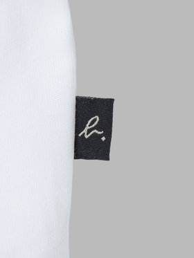 ENFANT ベビー ベビー バックプリント コットン トップス ”bb. avec doudou” ホワイト