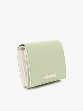 VOYAGE ウィメンズ バッグ＆ウォレット レザー 二つ折り ウォレット ”Erika” QAW05-01 グリーン系その他