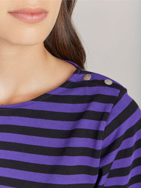 FEMME ウィメンズ 【Outlet】J008 TS CANCALE Tシャツ ブラック×パープル