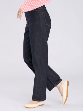 To b. by agnès b. デニム ストレートパンツ ネイビー