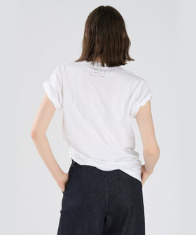 To b. by agnès b. Fairy T オーガニックコットン 半袖 アーティストTシャツ ホワイト