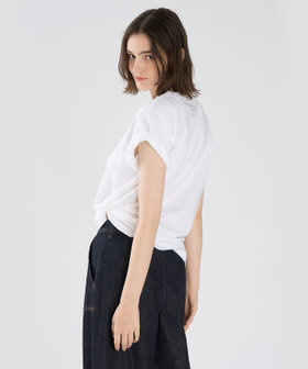 To b. by agnès b. Fairy T オーガニックコットン 半袖 アーティストTシャツ ホワイト