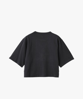 FEMME ウィメンズ イラスト オーガニックコットン 半袖 Tシャツ B. STYLE COURT グレー