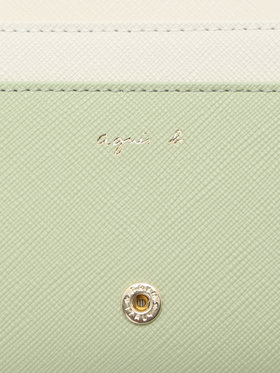 VOYAGE ウィメンズ バッグ＆ウォレット レザー 二つ折り ウォレット ”Erika” QAW05-01 グリーン系その他