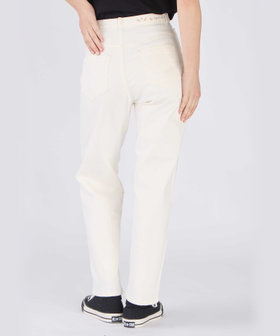 To b. by agnès b. ホワイトデニムストレートパンツ ホワイト