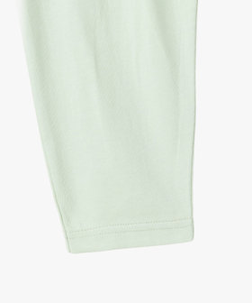 ENFANT ベビー ベビー "b." ロゴ コットン フルレングス パンツ グリーン
