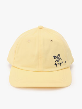 To b. by agnès b. 【Outlet】ラインロゴキャップ イエロー