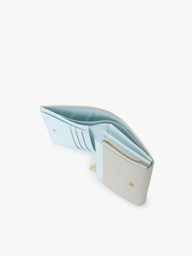 VOYAGE ウィメンズ バッグ＆ウォレット レザー 二つ折り ウォレット ”Erika” QAW05-01 グレー系その他