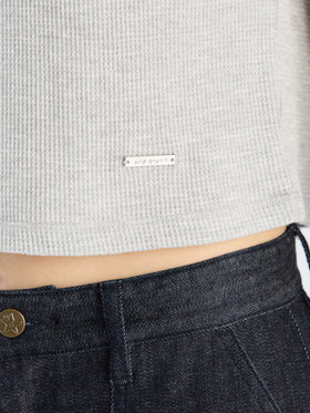 To b. by agnès b. 【Outlet】ワッフル コンパクト 半袖 Tシャツ グレー