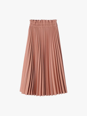 To b. by agnès b. 【Outlet】アコーディオンプリーツスカート オレンジ系その他