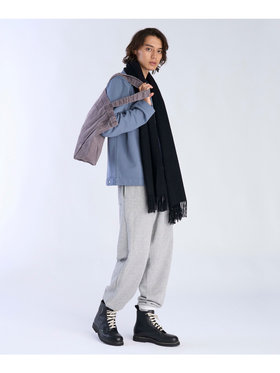 To b. by agnès b. ウール カシミヤ マフラー ブラック