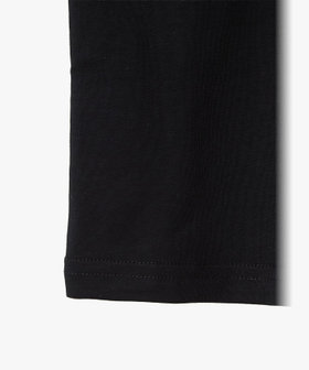 FEMME ウィメンズ アイコニック プリント コットン 5分袖 Tシャツ "Lezard" ブラック