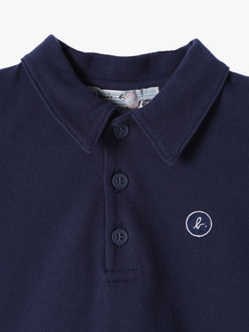 ENFANT ベビー K398 L POLO ベビー ポロシャツ ネイビー