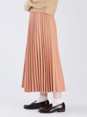 To b. by agnès b. 【Outlet】アコーディオンプリーツスカート オレンジ系その他