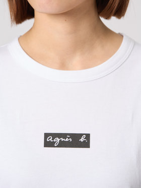 FEMME ウィメンズ 【Outlet】【ユニセックス】SEQ8 TS ボックスロゴTシャツ ホワイト