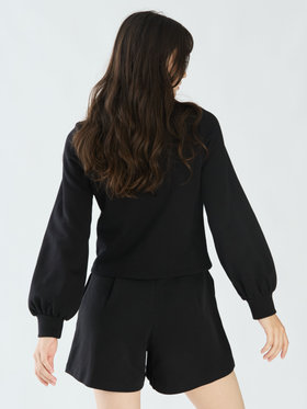 To b. by agnès b. 【Outlet】コットン ブラッシュド プリティ カーディガン ブラック