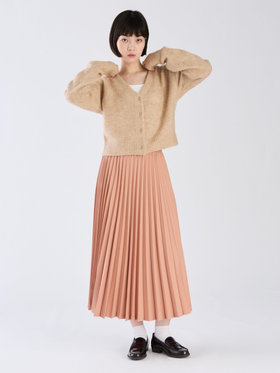 To b. by agnès b. 【Outlet】アコーディオンプリーツスカート オレンジ系その他