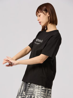 FEMME ウィメンズ 【Outlet】【ユニセックス】SEQ9 “3 rue du jour”ロゴTシャツ ブラック