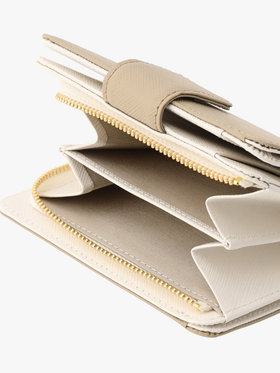 VOYAGE ウィメンズ バッグ＆ウォレット  レザー二つ折り ウォレット "Erika" QAW05-11 ベージュ