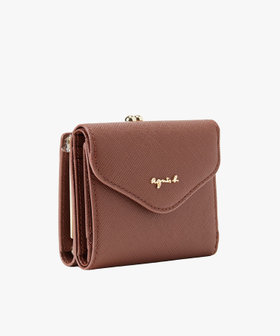 VOYAGE ウィメンズ バッグ＆ウォレット レザー 三つ折りがま口 ミニ ウォレット "ava" TAW02-10 ブラウン