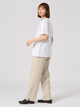 FEMME ウィメンズ 【Outlet】【ユニセックス】SEQ9 “3 rue du jour"ロゴTシャツ ホワイト