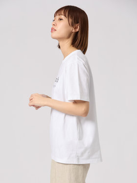 FEMME ウィメンズ 【Outlet】【ユニセックス】SEQ9 “3 rue du jour"ロゴTシャツ ホワイト