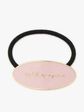 To b. by agnès b. カラー エポキシ ヘアタイ ピンク