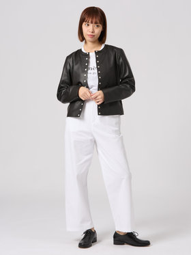 FEMME ウィメンズ 【Outlet】【ユニセックス】SEQ9 “3 rue du jour"ロゴTシャツ ホワイト