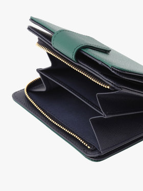 VOYAGE ウィメンズ バッグ＆ウォレット  レザー二つ折り ウォレット"Erika" QAW05-11 グリーン