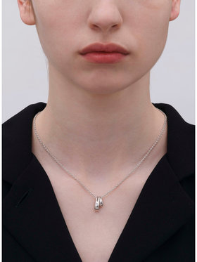 FEMME ウィメンズ ネックレス "Spiral Vibes" シルバー