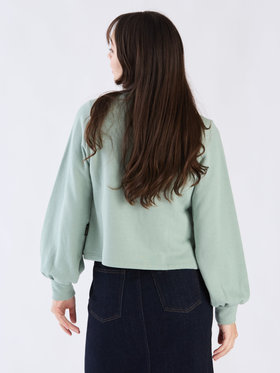 To b. by agnès b. 【Outlet】コットン ブラッシュド プリティ カーディガン グリーン系その他